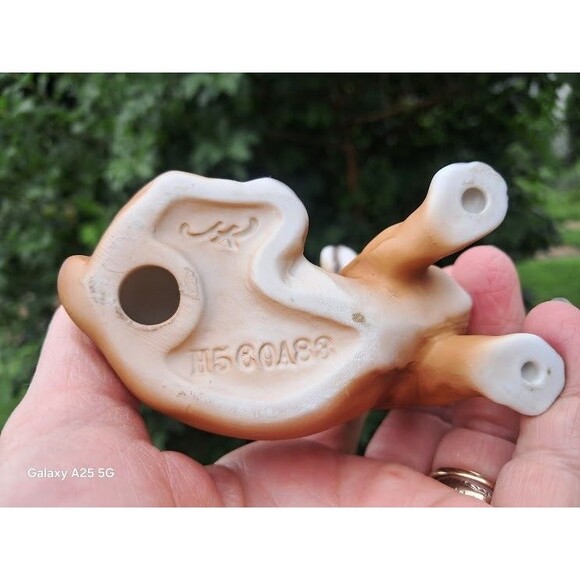 Vintage Corgi Ceramic Dog Signed JK and Numbered Corgi Lover Glazed Figurine - Picture 9 of 9